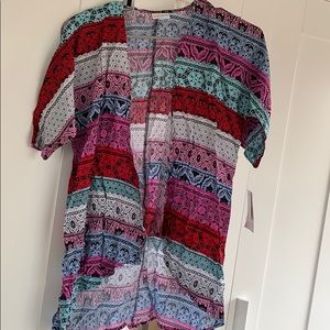 LulaRoe Lace Print Bianca Cardigan